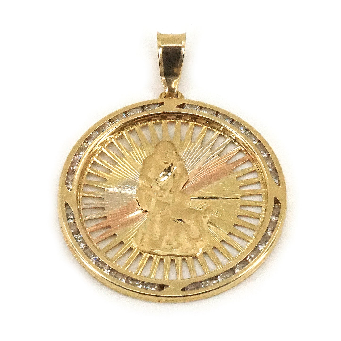 San Lazaro Circle Men´s Charm