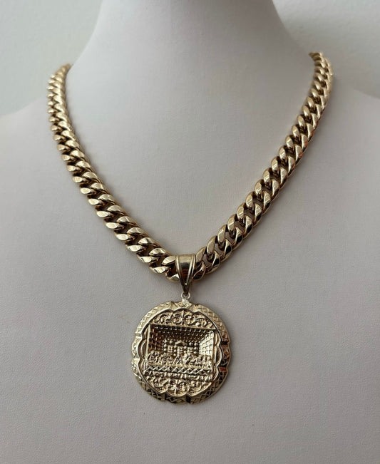 Cadena Oro 14K y Dije Oro 10K