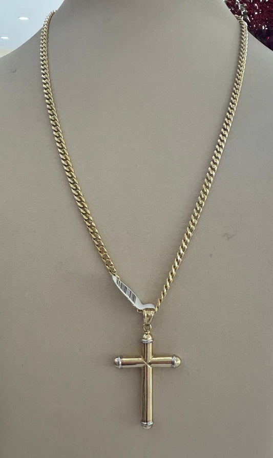 Cadena 14K y Dije 10K
