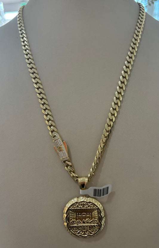 Cadena Oro 10K y Dije Oro 10K