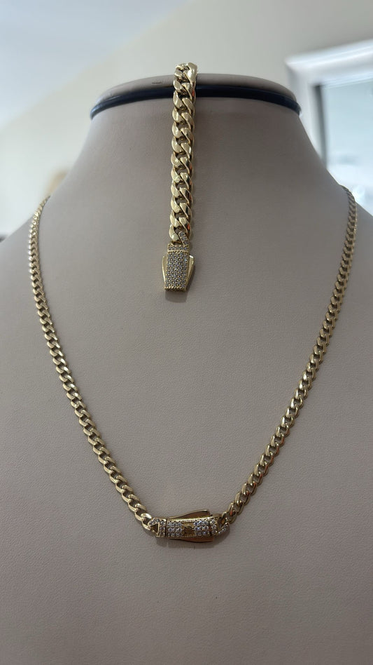 Cadena Oro 14K y Manilla Oro 14K