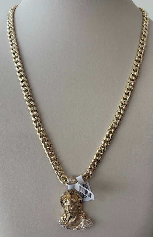 Cadena Oro 14K y Dije Oro 14K