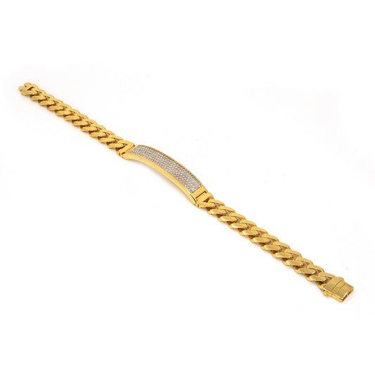 Shiny Flat Monaco Men´s Bracelet