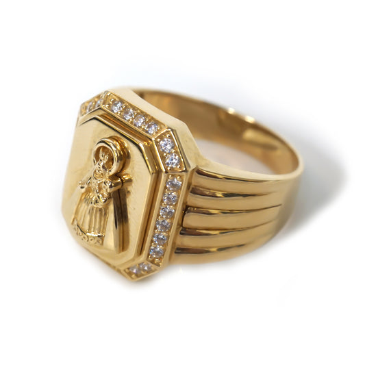Virgin of Charity Men´s Ring