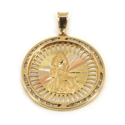 San Lazaro Circle Men´s Charm