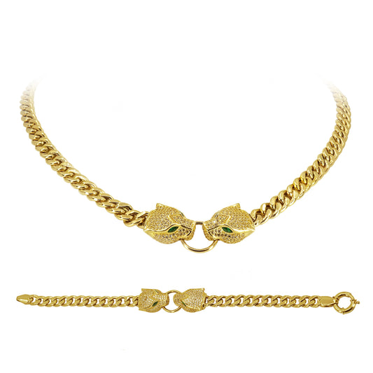 PANTHER Necklace & Bracelet